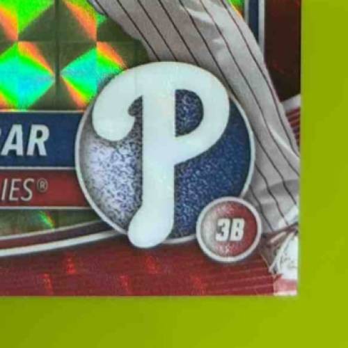 2025 Bowman Aroon Escobar Chrome Prospects Red Geometric Refractor 5/5 #BCP-65
