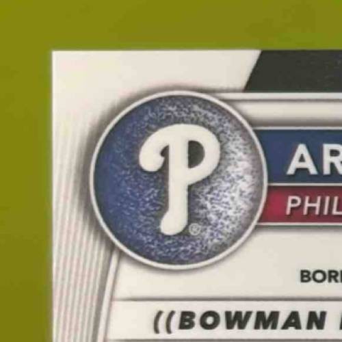 2025 Bowman Aroon Escobar Chrome Prospects Red Geometric Refractor 5/5 #BCP-65