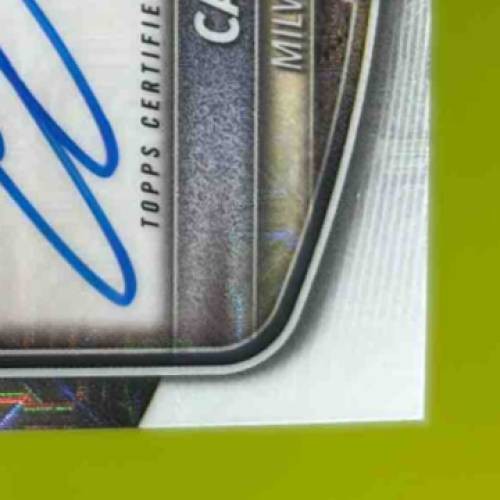 2025 Bowman Caleb Durbin Chrome Prospect Auto Mega Box Refractor #BMA-CDU