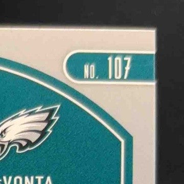 2021 Panini Absolute DeVonta Smith Spectrum Gold 4/10 107 RC Philadelphia Eagles