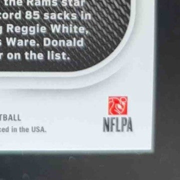 2021 Panini Certified Aaron Donald Gold Team Mirror Bronze /249 Los Angeles Rams