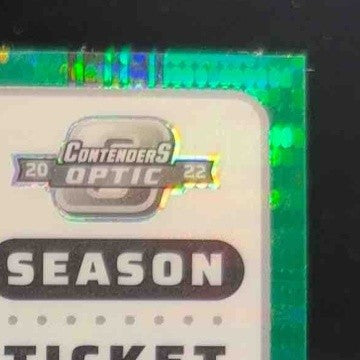2022 Contenders Optic Deebo Samuel Green Pulsar 10/30 #48 Season Ticket 49ers