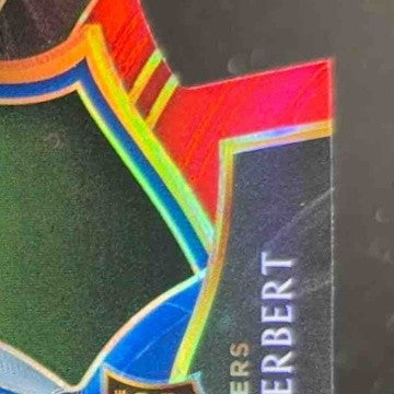 2020 Select Justin Herbert Red Prizm Die Cut RC Concourse Los Angeles Chargers