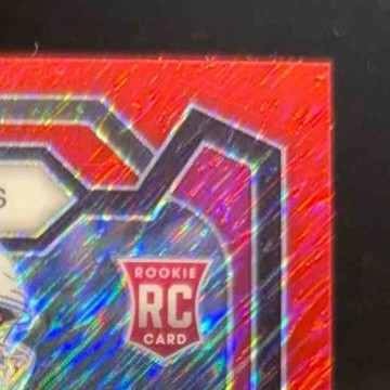 2023 Panini Prizm Michael Wilson Red Shimmer 13/35 #303 RC Arizona Cardinals