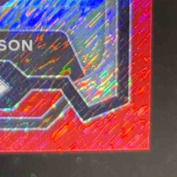 2023 Panini Prizm Michael Wilson Red Shimmer 13/35 #303 RC Arizona Cardinals