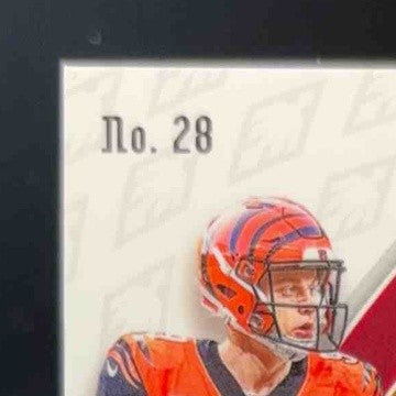 2020 Panini Phoenix Joe Burrow Flame Throwers Red 238/299 RC Cincinnati Bengals