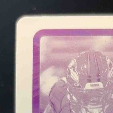 2022 Contenders Rashod Bateman Printing Plate Black 1/1 #6 Season Ticket Ravens