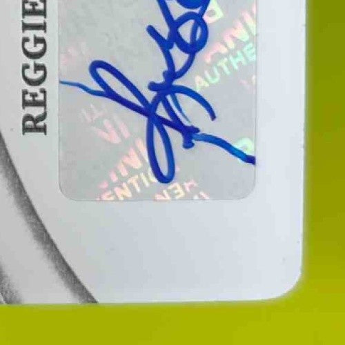 2021 Immaculate Collection Reggie Jackson Extra Bases Printing Plate BK 1/1 Auto