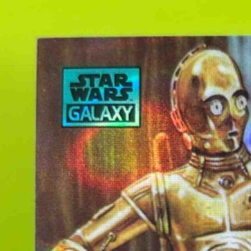 2024 Topps Chrome Star Wars Galaxy Friends Forever Aqua Lava Refractor /175 #18