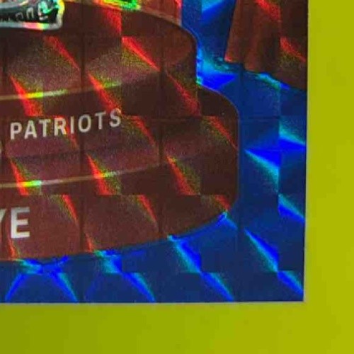 2024 Panini Mosaic Drake Maye Center Stage Blue 77/99 RC New England Patriots