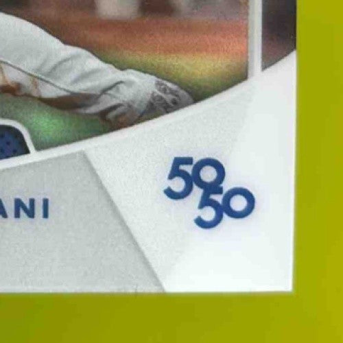 2024 Topps 50/50: Shohei Ohtani Chrome Refractor #38 Los Angeles Dodgers /75