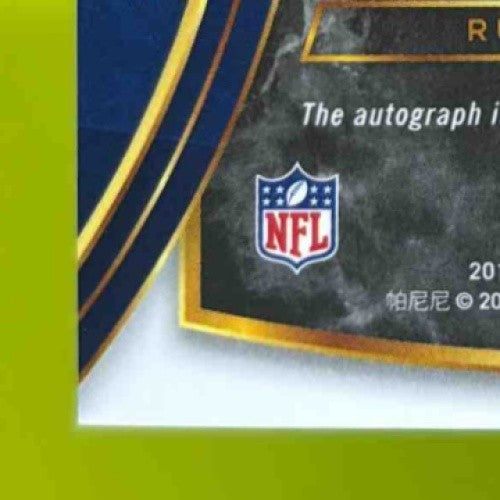 2019 Panini Select Curt Warner Signatures Prizm 68/199 Auto Seattle Seahawks