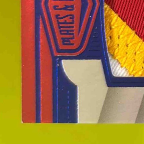2023 Plates & Patches Rashee Rice Rookie Patch Auto Blue /50 Kansas City Chiefs