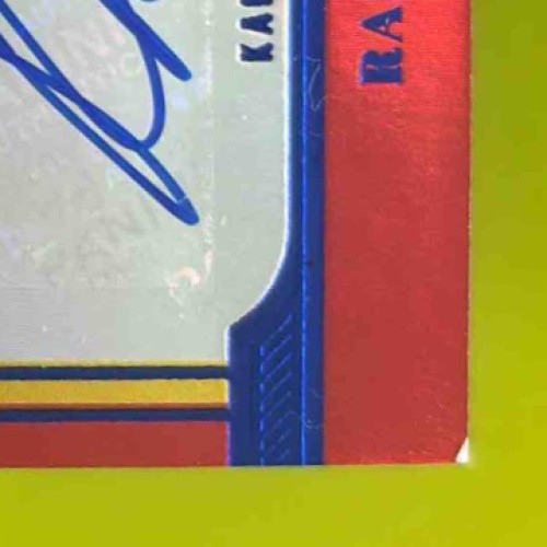 2023 Plates & Patches Rashee Rice Rookie Patch Auto Blue /50 Kansas City Chiefs