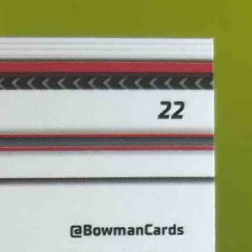 2024-25 Bowman University Chrome Dylan Harper Black Wave Refractor #22