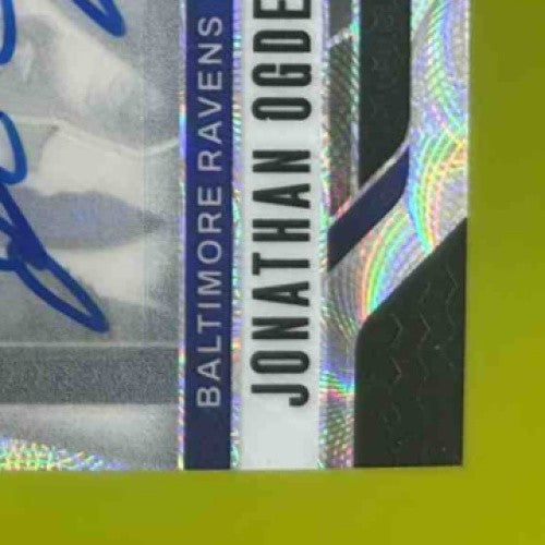 2024 Panini Prizm Jonathan Ogden Autograph Choice 4/100 25 Baltimore Ravens Auto