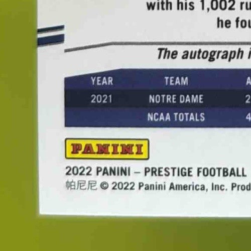 2022 Prestige Kyren Williams Xtra Points Signatures Premium Red/199 RC Auto Rams