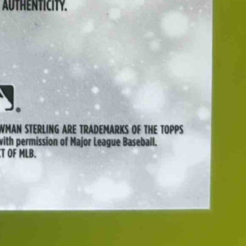 2023 Bowman Sterling Mikey Romero Prospect Auto #PA-MR Boston Red Sox