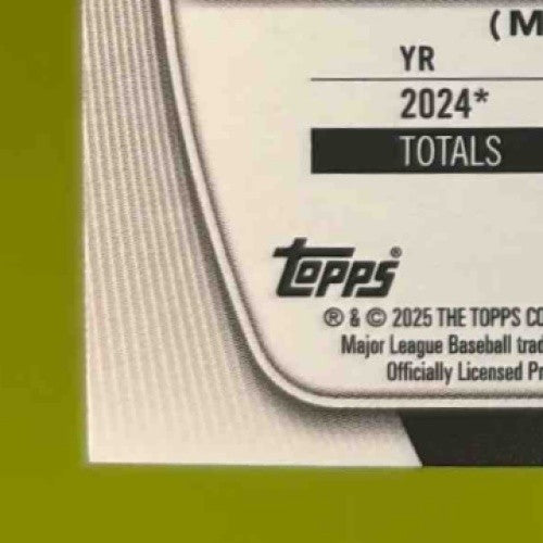 2025 Bowman George Klassen Prospects Retro Logo Foil Pattern Los Angeles Angels