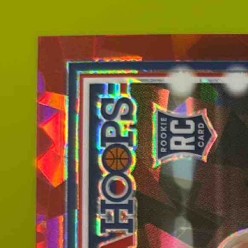 2023-24 Hoops Premium Stock Victor Wembanyama RC Rising Stars Red Ice Prizm /99
