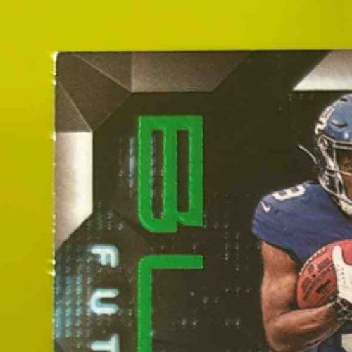 2024 Panini Black Malik Nabers Futuristic Emerald 11/25 Patch RC New York Giants