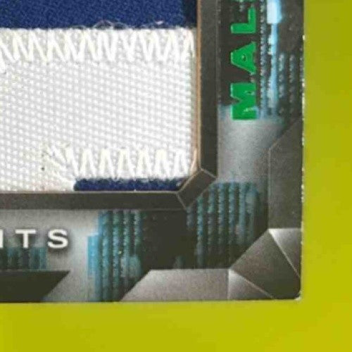 2024 Panini Black Malik Nabers Futuristic Emerald 11/25 Patch RC New York Giants