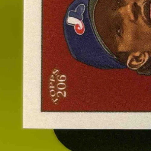 2024 Topps 206 Pedro Martinez 1909 Ticket Stub Rain Check Print Run 15 Expos