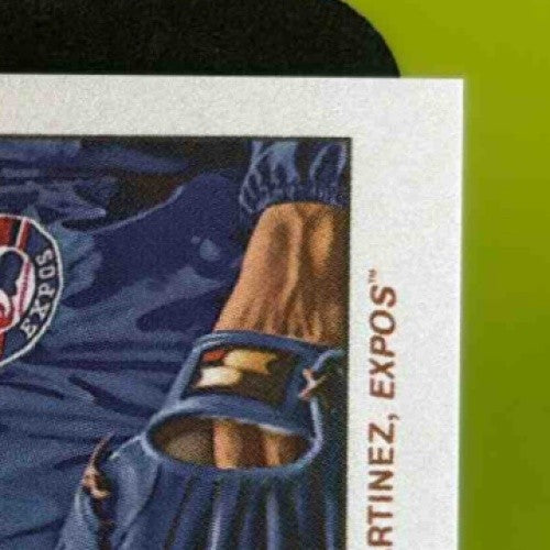 2024 Topps 206 Pedro Martinez 1909 Ticket Stub Rain Check Print Run 15 Expos