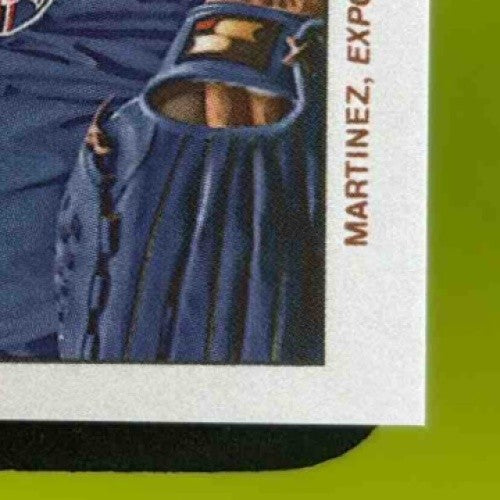 2024 Topps 206 Pedro Martinez 1909 Ticket Stub Rain Check Print Run 15 Expos