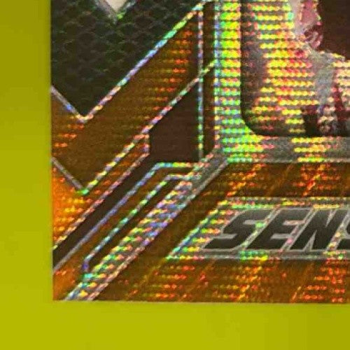 2024 Prizm Draft Picks Keon Coleman Sensational Signatures Orange Wave 11/75 FSU