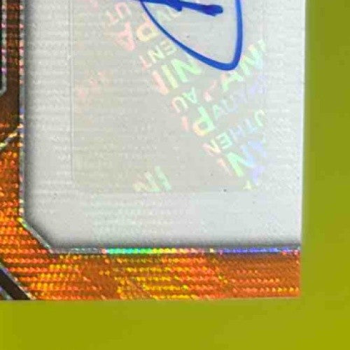 2024 Prizm Draft Picks Keon Coleman Sensational Signatures Orange Wave 11/75 FSU