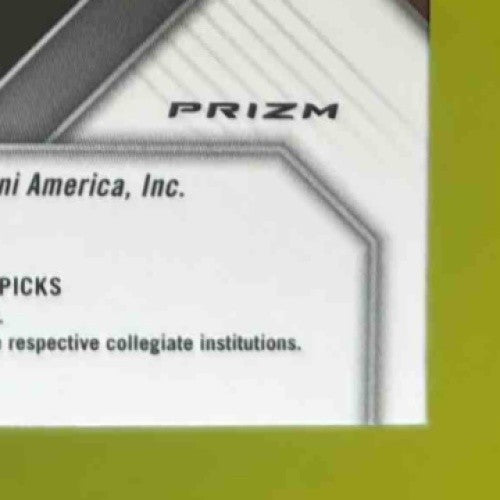 2024 Prizm Draft Picks Keon Coleman Sensational Signatures Orange Wave 11/75 FSU