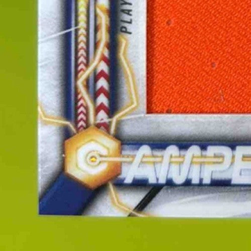 2024 Topps Resurgence Bo Nix Amped Up Rookie Patch Auto White Surge /125 Broncos
