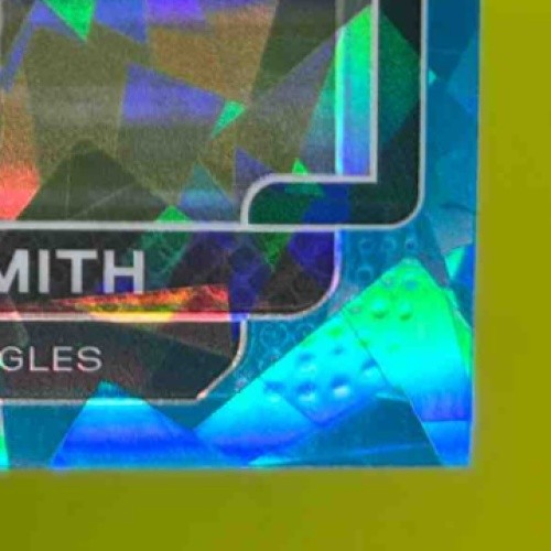 2021 Panini Prizm DeVonta Smith Blue Ice 49/99 #335 RC Philadelphia Eagles