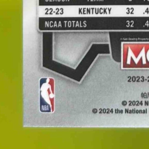 2023-24 Prizm Monopoly Cason Wallace Man Red Pattern 63 RC Oklahoma City Thunder