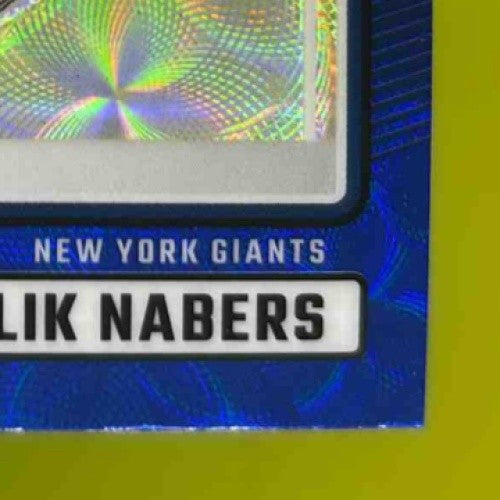 2024 Donruss Optic Malik Nabers Blue Scope #271 Rated Rookie New York Giants