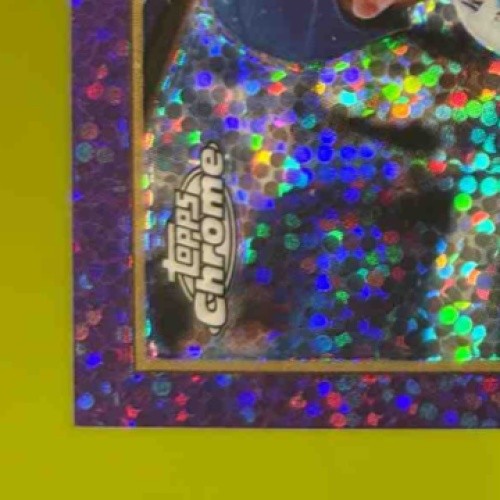 2023 Topps Chrome Drew Waters Rookie Auto Purple Speckle Refractor 52/299 Royals