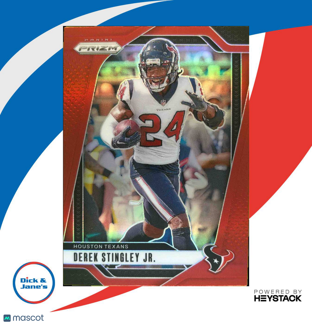 2024 Panini Prizm Derek Stingley Jr. Red #119 Houston Texans