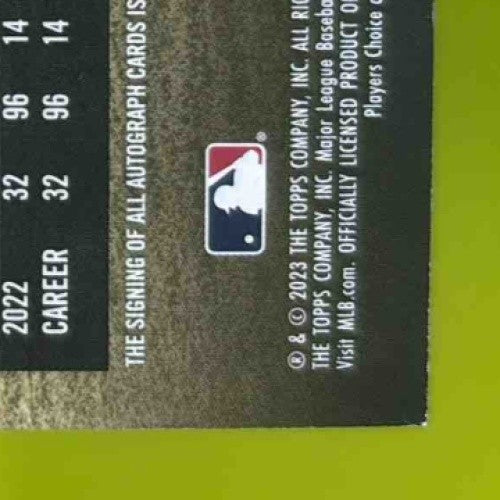 2023 Topps Stadium Club Drew Waters Auto #SCBA-DW RC Kansas City Royals