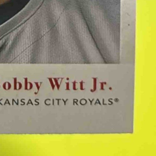 2024 Topps Archives Bobby Witt Jr. 1953 Who-Z-At Star #53W-8 Kansas City Royals