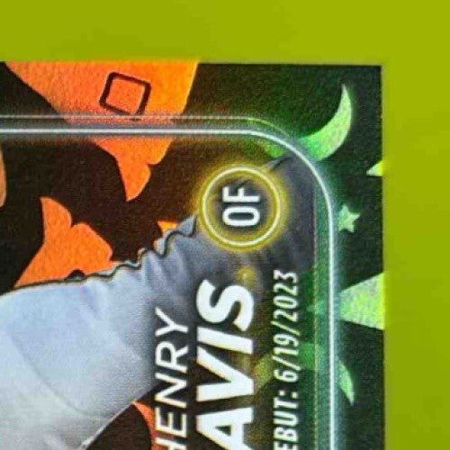 2024 Topps Update Henry Davis Holiday Witches Hat 4/5 Pittsburgh Pirates Rookie