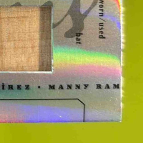 2005 Absolute Memorabilia Manny Ramirez Heroes Swatch Triple Spectrum Prime /25 - Sports Cards