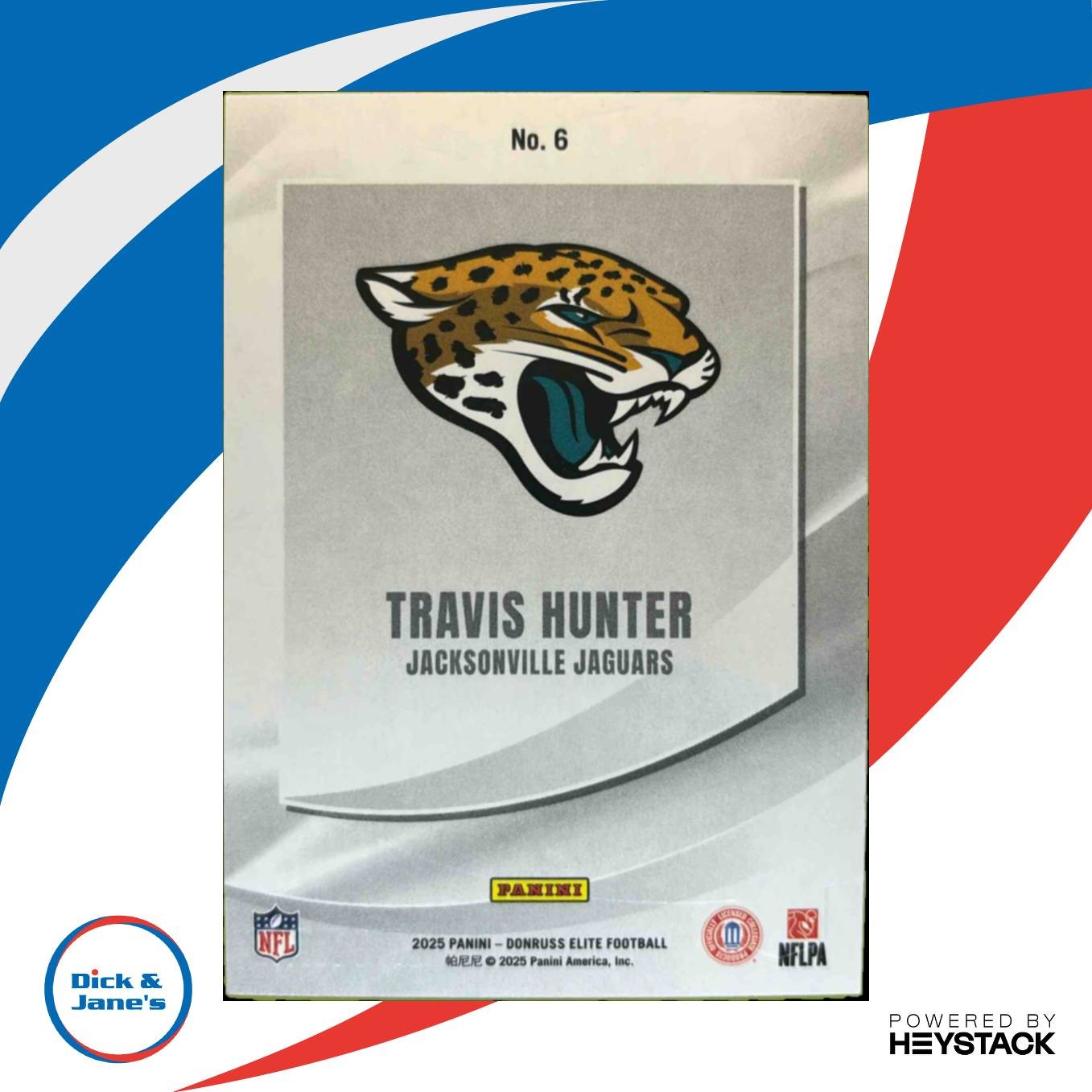 2025 Donruss Elite Travis Hunter Rookie Elitist Orange /199 Jacksonville Rookie - Sports Cards