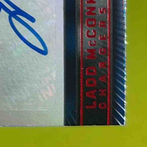 2024 Illusions Ladd McConkey First Impressions Auto Memorabilia Red/199 Chargers - Sports Cards