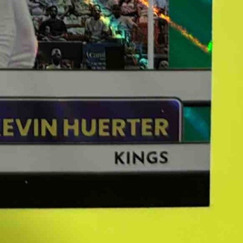2022-23 Panini Donruss Kevin Huerter Holo Laser Green #196 Sacramento Kings