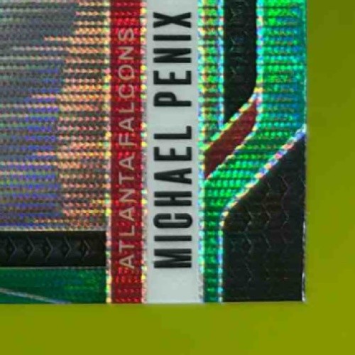2024 Panini Prizm Michael Penix Jr. Green Wave #378 RC Atlanta Falcons