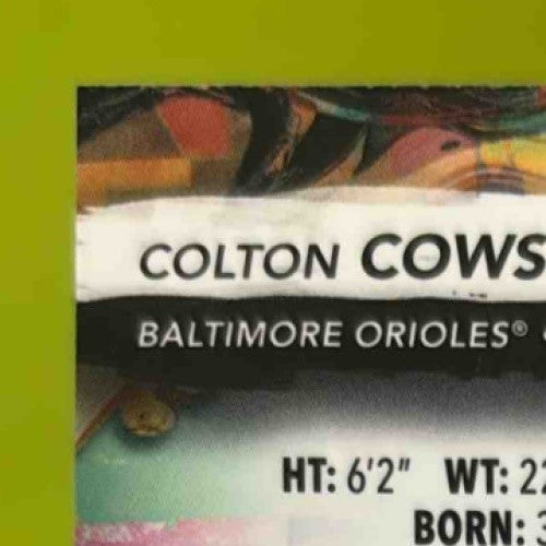 2024 Topps Finest Colton Cowser Purple Refractor 60/125 255 RC Baltimore Orioles