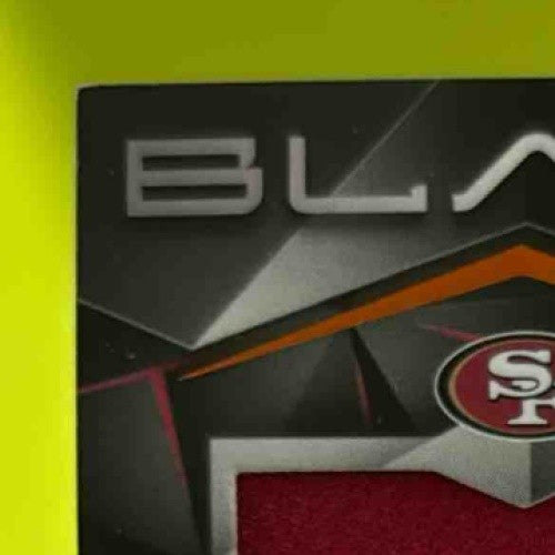 2024 Panini Black Isaac Guerendo Rookie Patch Auto Citrine 45/50 #242 RC 49ers