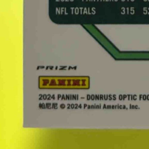 2024 Panini Donruss Optic Bryce Young Fire #26 Carolina Panthers