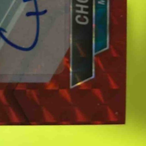 2024 Mosaic Chop Robinson Rookie Auto Red Prizm 149/199 #321 RC Miami Dolphins